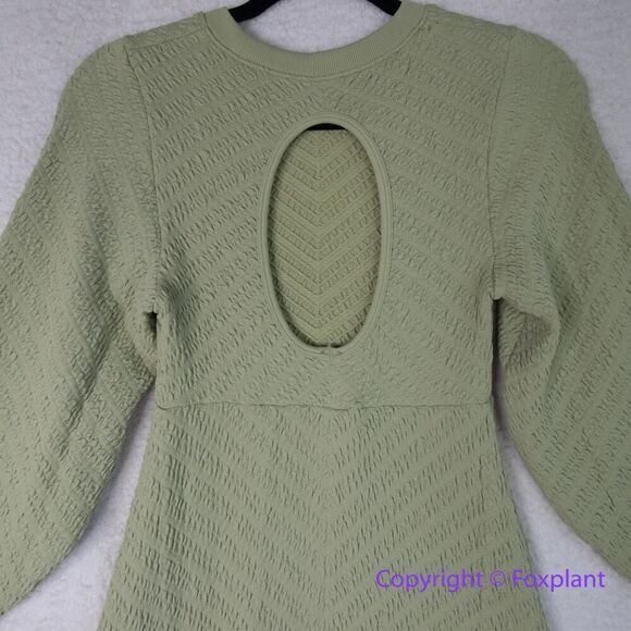 New! Free People Gabby Seamless Midi Dress in green, size M/L - Picture 7 of 12